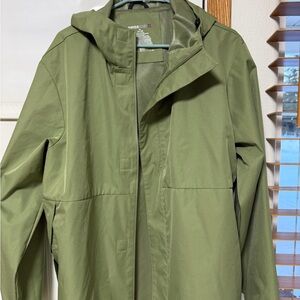 Olive Green women’s rain Jacket
